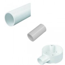 20MM White PVC Conduit and Accessories 