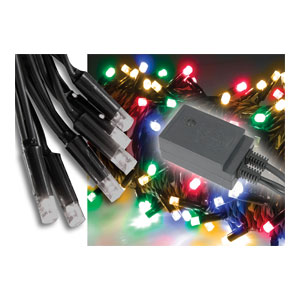 90 LED COLOURED  STRING XMAS LIGHTS 10M