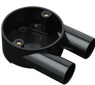 U-BOX 2WAY 20mm PVC BLACK