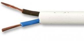 2CORE 0.75mm PVC WHITE FLEX
