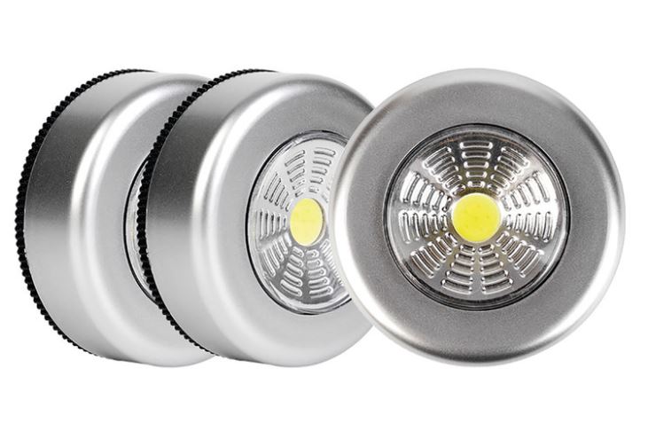 PACK 3 LED PUSH LIGHTS