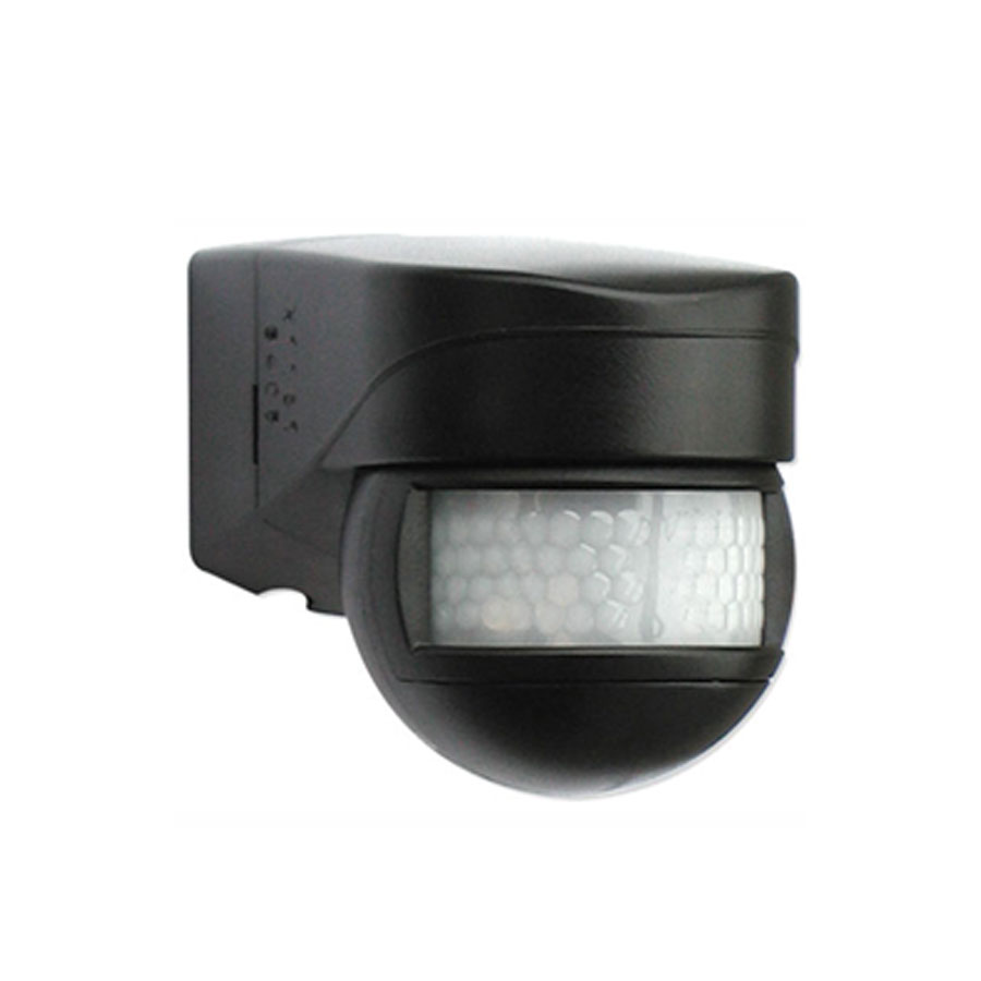 PIR DETECTOR LC-MINI 180DEGREE BLACK