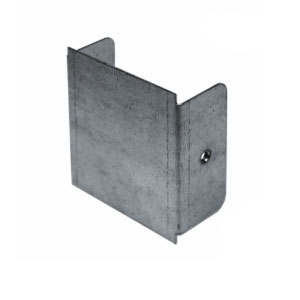 TRUNKING END CAP 3X3 GALV STEEL