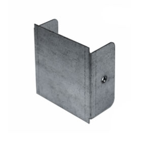 TRUNKING END CAP 6X6 STEEL GALV