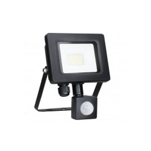 PIR FLOOD LIGHT LED 10W CCT BLACK