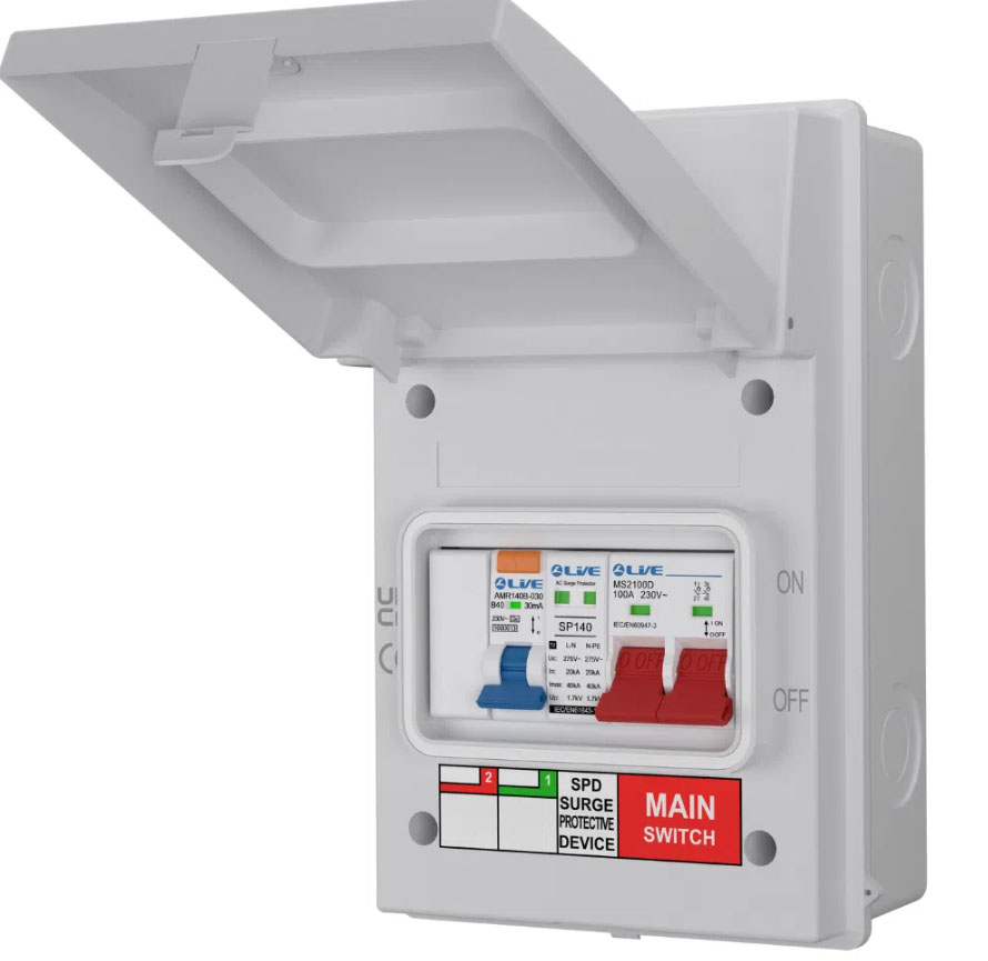 EV- CHARGER BOARD 40A RCBO BI-D