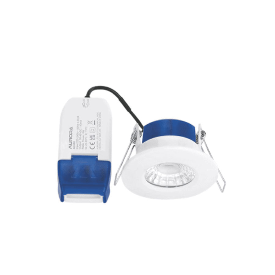6WATT LED DIMMABLE IP65 FITTING WHITE