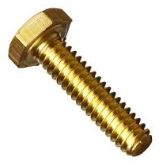 BOLT HEX HEAD BRASS M8X25