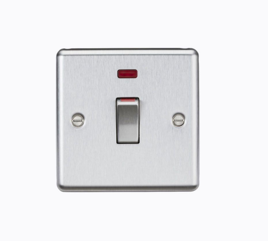 45A 1GANG COOKER SWITCH NEON