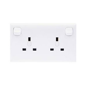 1GANG TO 2GANG  CONVERTOR SOCKET SWITCHED
