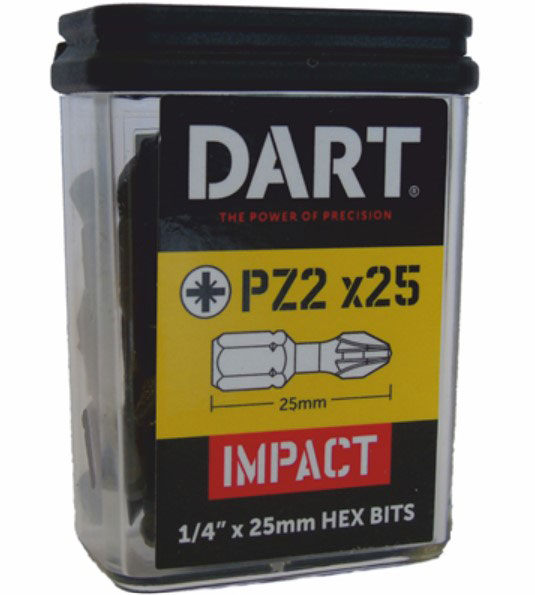 PZ2 X 25mm BIT SET PACK 25