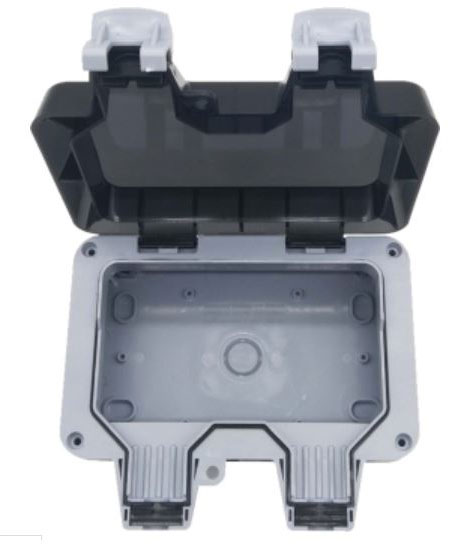IP55 BOX TO ACCEPT 2 GANG ACCESSORY