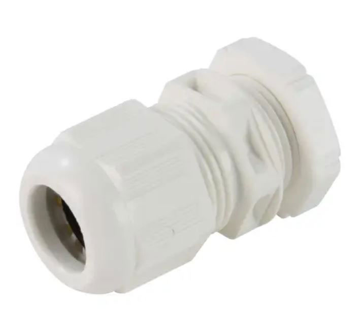 20mm PVC CABLE GLAND WHITE C/W NUT (10100611)