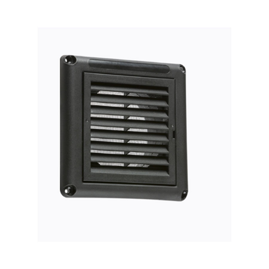4INCH 100mm BLACK FIXED GRILLE