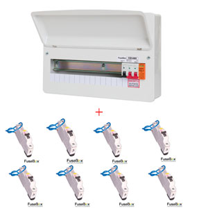 14WAY CONSUMER UNIT C/W SPD   8 RCBO