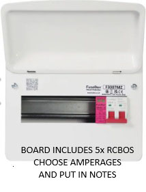 CONSUMER UNIT 7WAY C/W SPD  