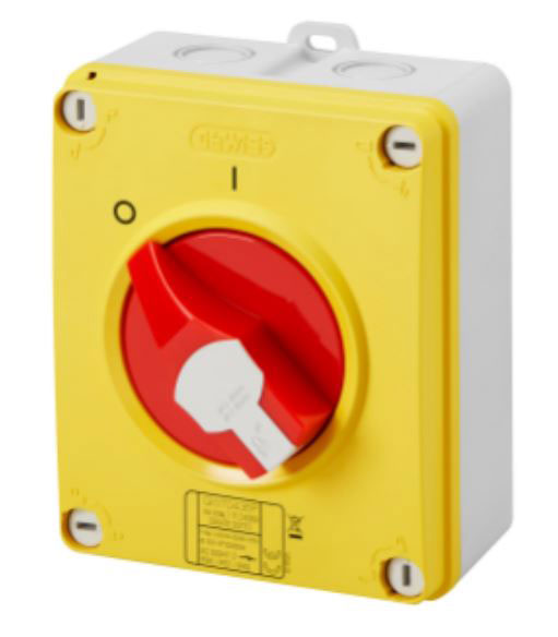 32A 4POLE IP65 ROTARY ISOLATOR