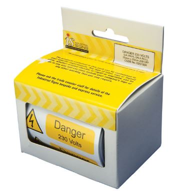 DANGER 230V (250PK)