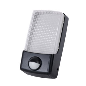 PIR BULKHEAD BLACK - 5WATT LED