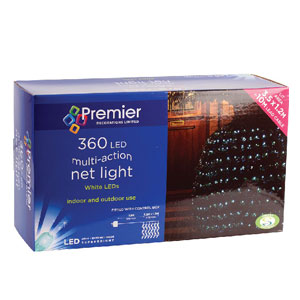 360 LED NET LIGHTS WHITE