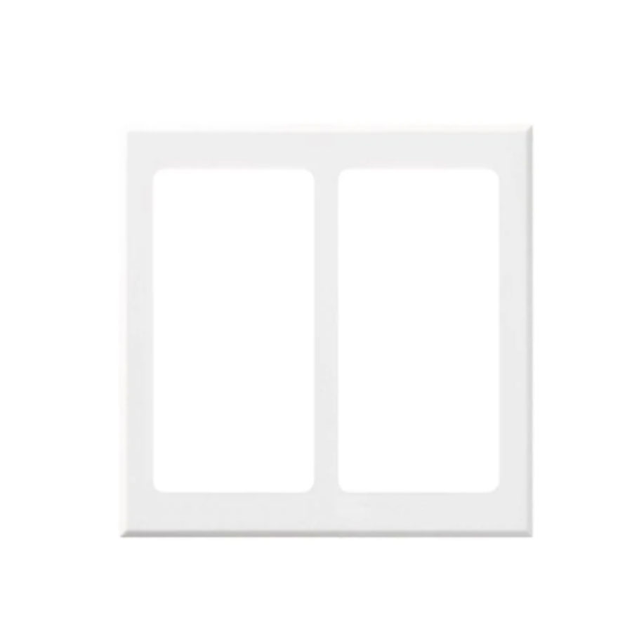 PICO DOUBLE WALLPLATE WHITE