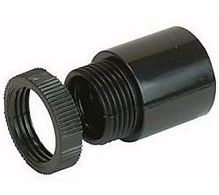 ADAPTOR MALE 20mm BLACK