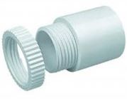 ADAPTOR MALE 20mm WHI