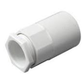 FEMALE ADAPTOR 20mm PVC WHI