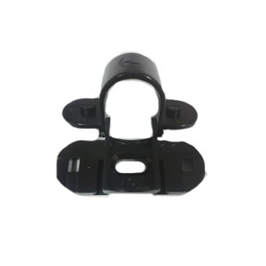 SPACE BAR CLIP SADDLE 20mm PVC BLACK