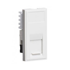 EURO MOD CAT5 RJ45 WHITE