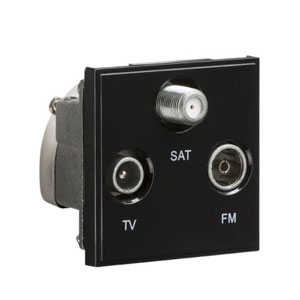 EURO MOD TRIPLEX TV/SAT/FM 2MOD BLACK