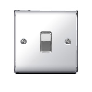SWITCH INTERMEDIATE 1GANG POLISHED CHROME