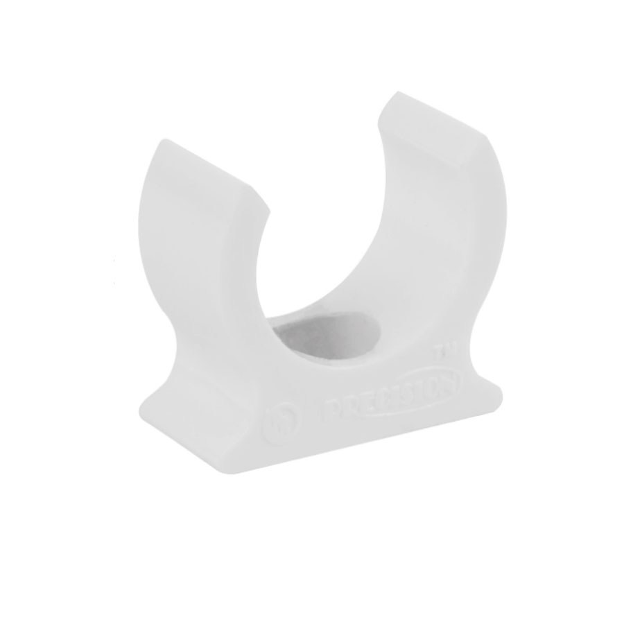 20mm CLIP TYPE SADDLE WHITE