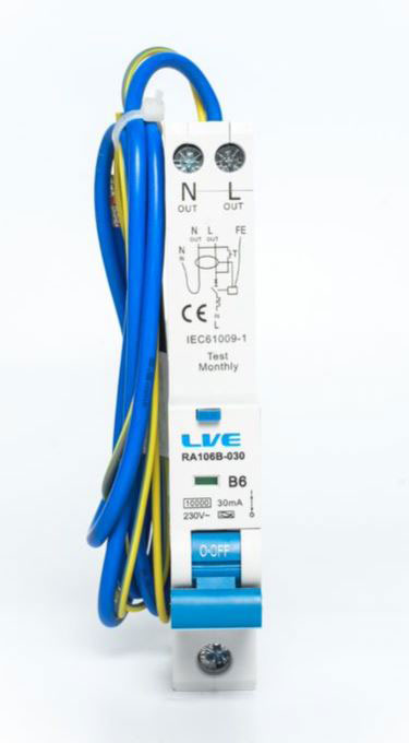 RCBO SINGLE MOD - 32AMP 30MA B-TYPE