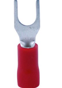 FORK TERMINAL RED 5mm