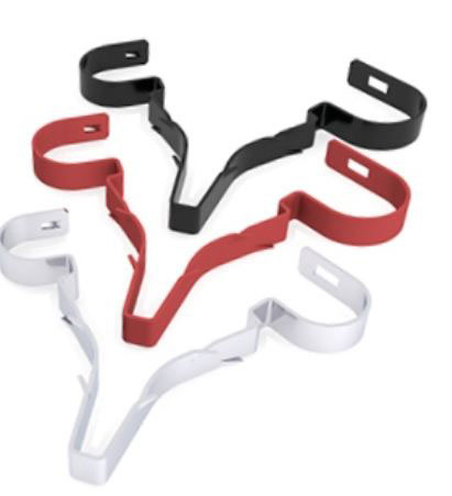 SAFE-D STAG CLIP 6-8mm TWIN RED