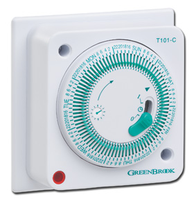 T101A-C TIMER 7DAY MECHANICAL BOX MOUNT