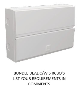 CONSUMER UNIT 9WAY C/W SPD