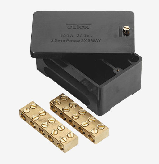 100A DOUBLE POLE HENLEY BLOCK
