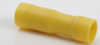 FEMALE BULLET CONNECTOR 4mm YELLOW