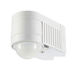 PIR DETECTOR 360 DEGREE 12M RANGE WHITE (LED)